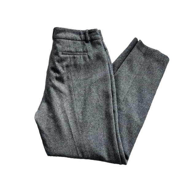 Pink Tartan Wool Blend Pants With Liner Size 14 - Picture 2 of 12